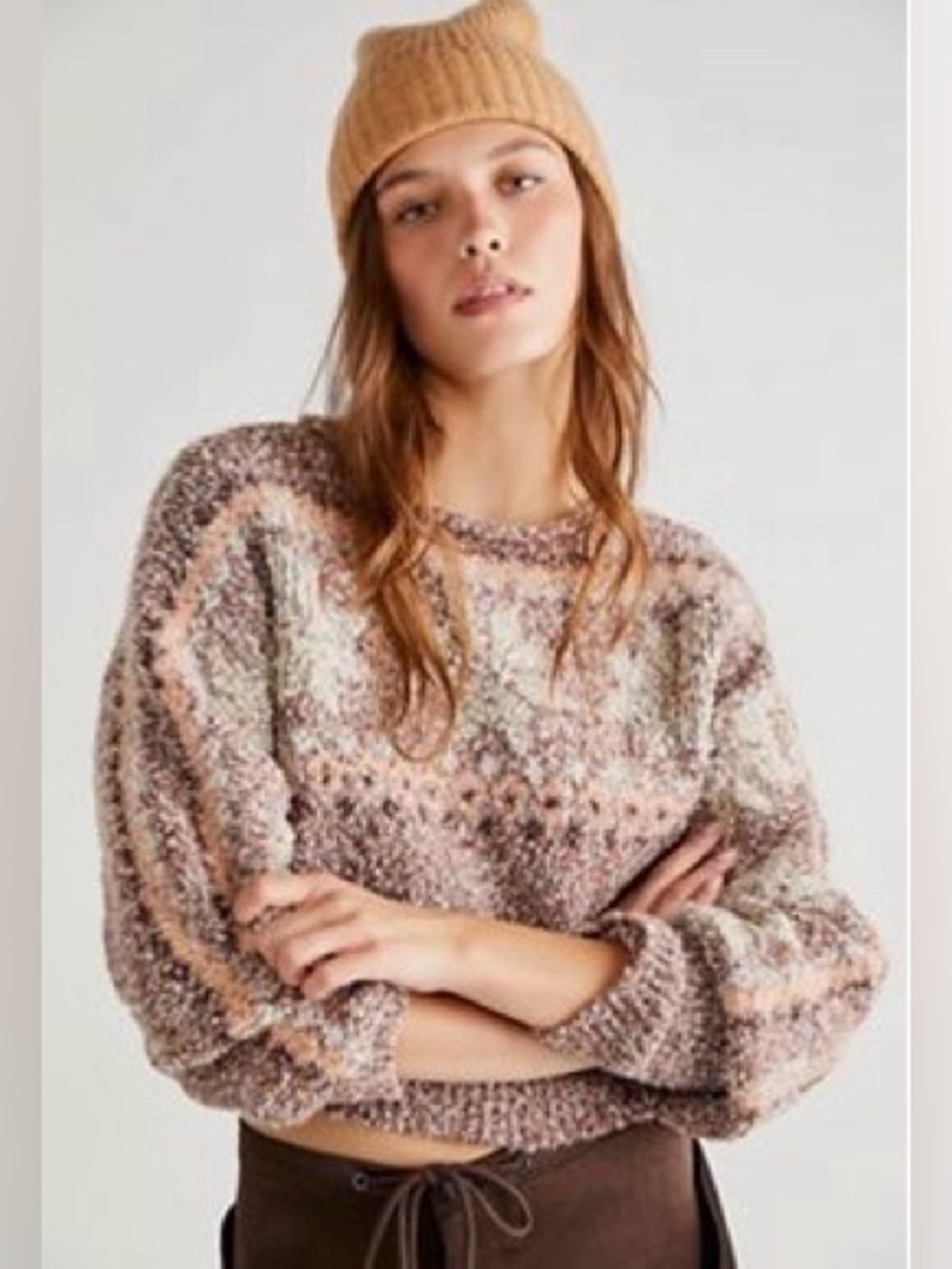 ✨Free People Snowflake Pullover XS✨